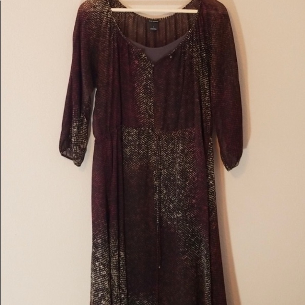 Club Monaco Printed Midi Dress Size 4
